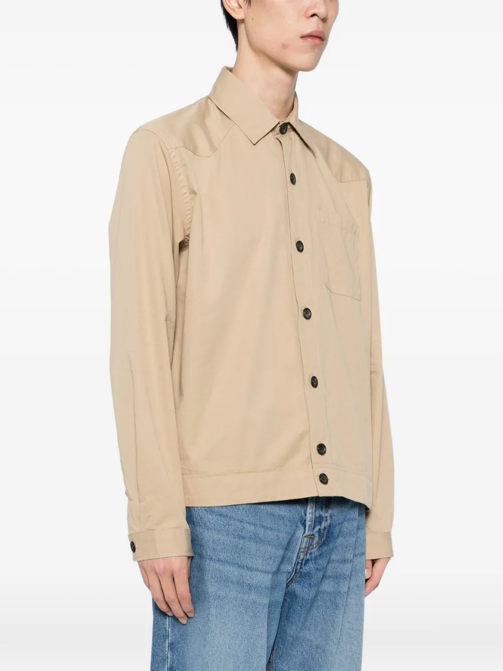Oliver Spencer Witley shirtjack Beige