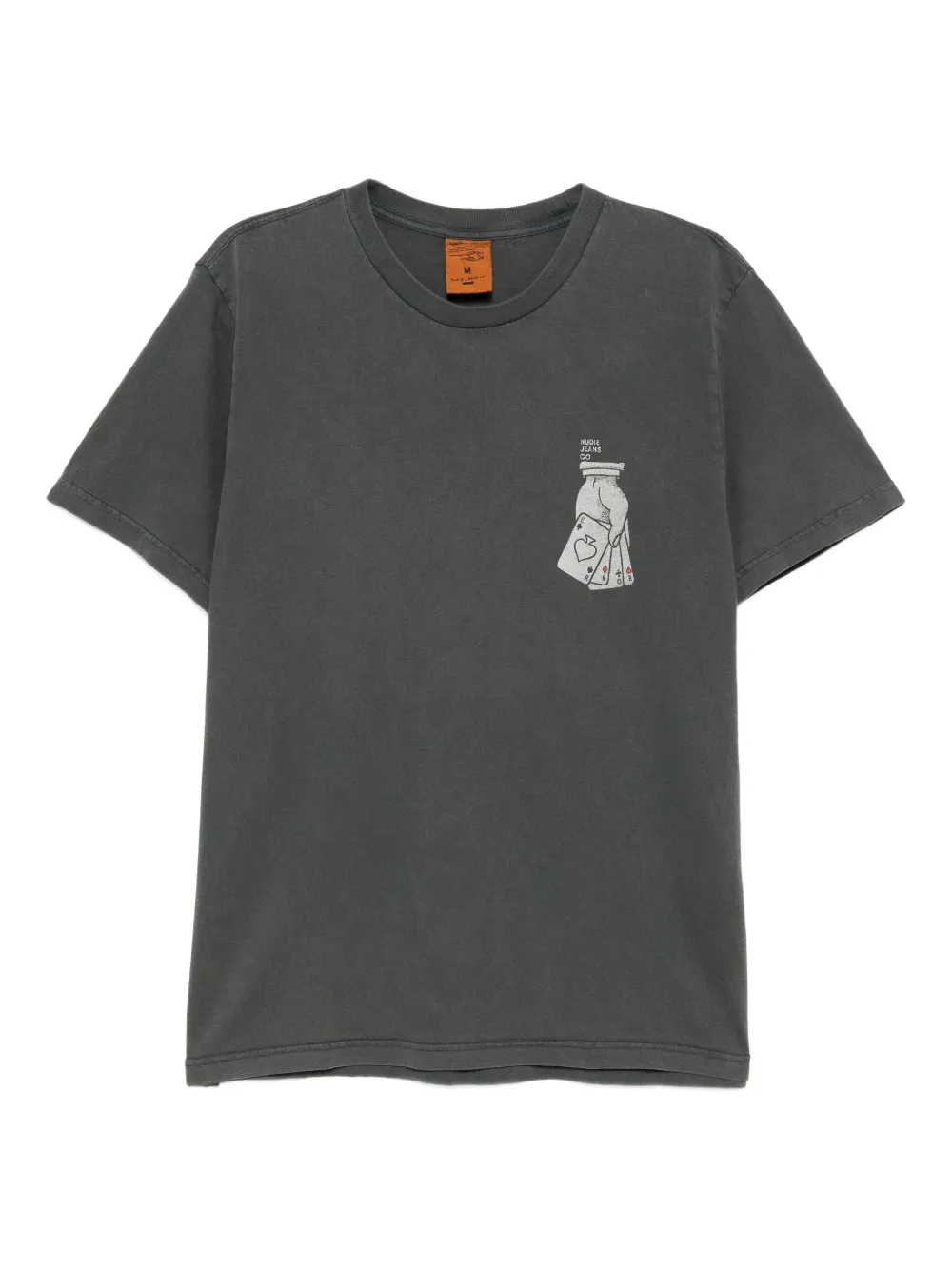 Nudie Jeans Roy Nope T-shirt Grijs