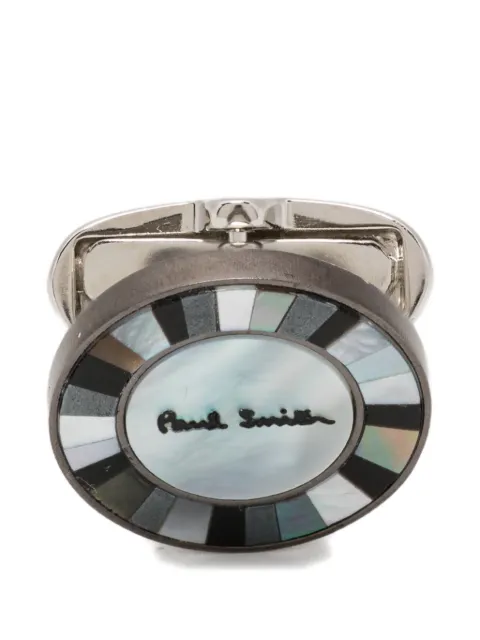 Paul Smith logo-engraved cufflinks