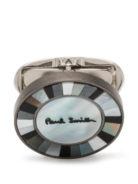 Paul Smith logo-engraved cufflinks