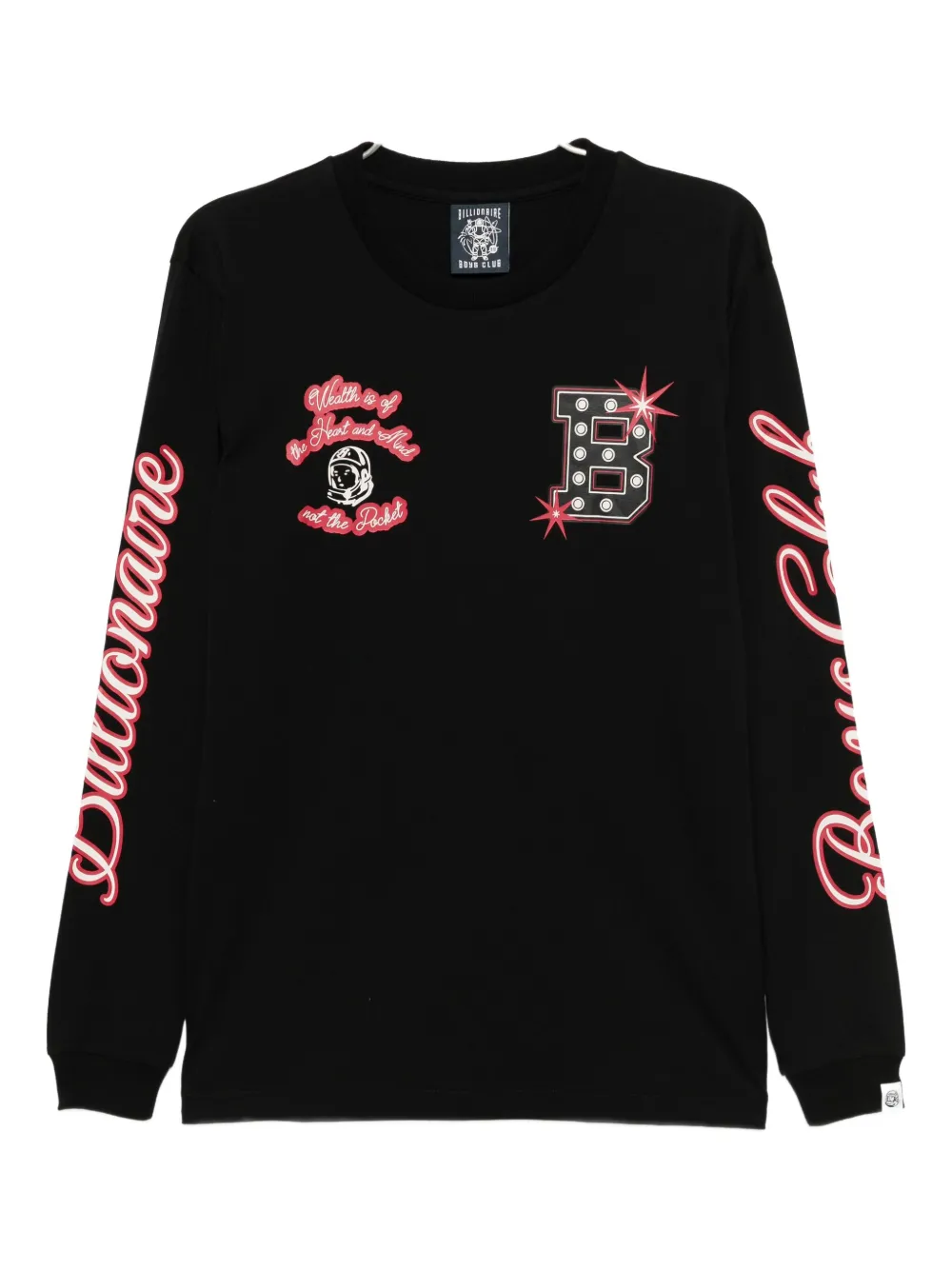 Billionaire Boys Club graphic-print T-shirt Zwart