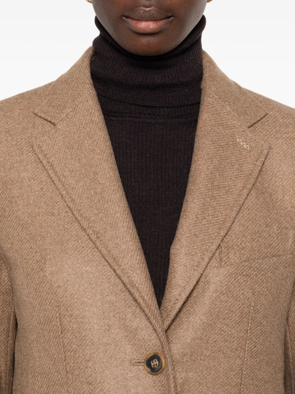 Max Mara Jack met opgestikte zak Bruin