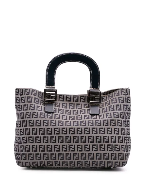Fendi Pre-Owned 20th Century Small Zucchino Canvas Twins tote bag