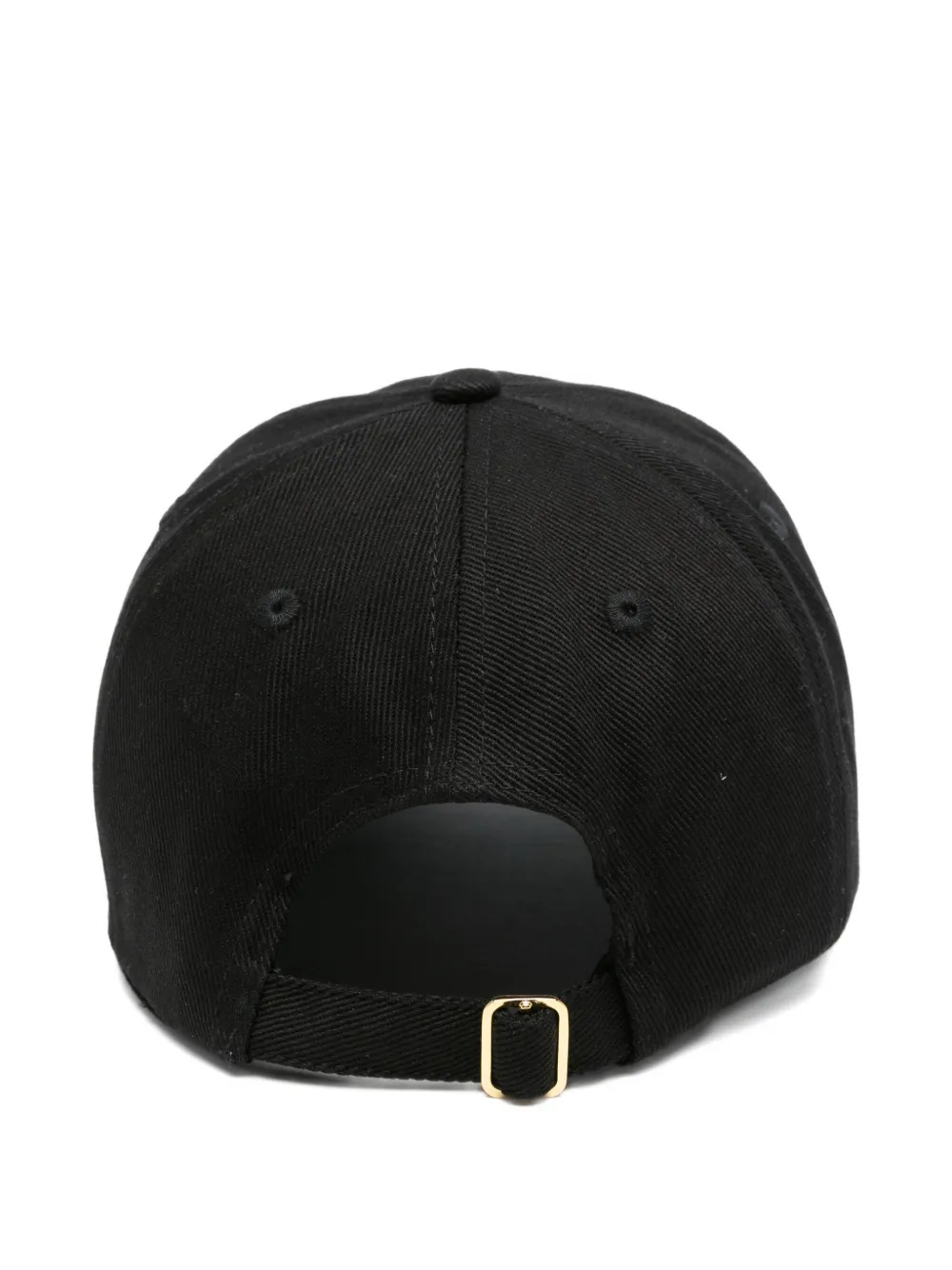 Casablanca logo-patch baseball cap hat - Zwart