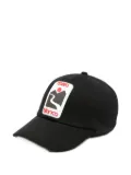 Casablanca logo-patch baseball cap hat - Black