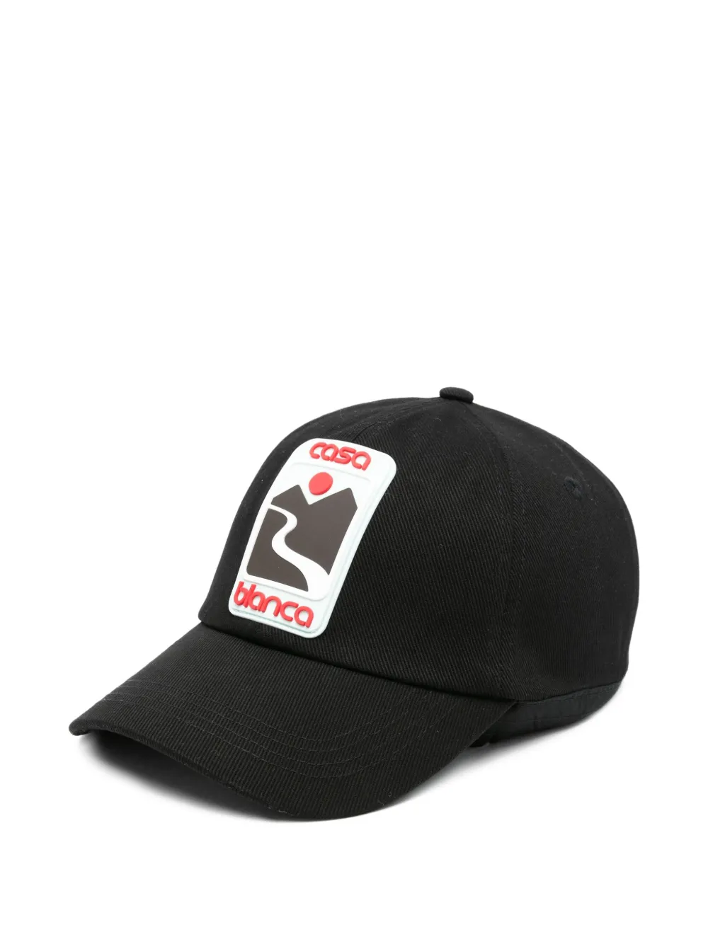 logo-patch baseball cap hat