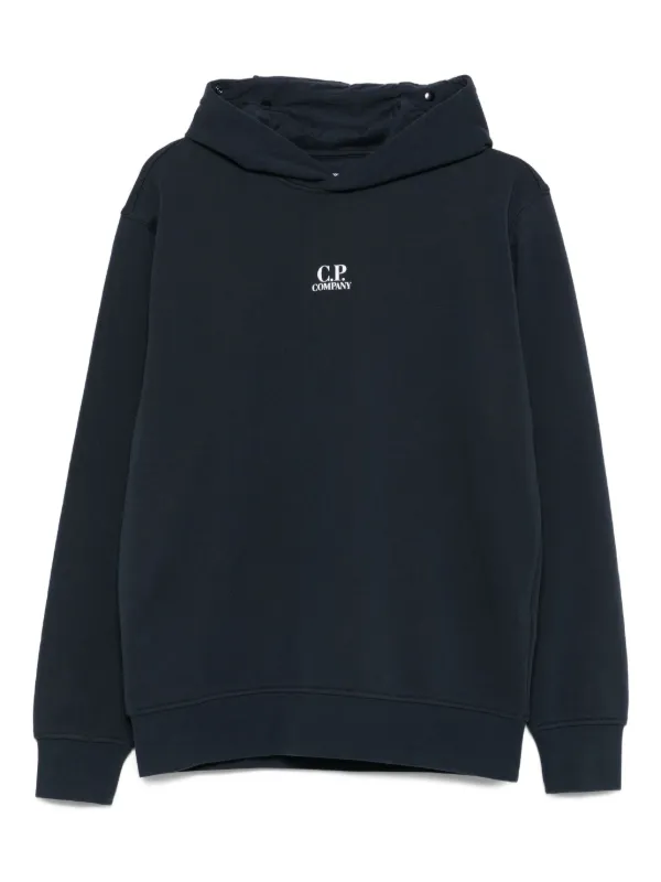 Company Kids goggle-detail Hoodie Blue FARFETCH IN