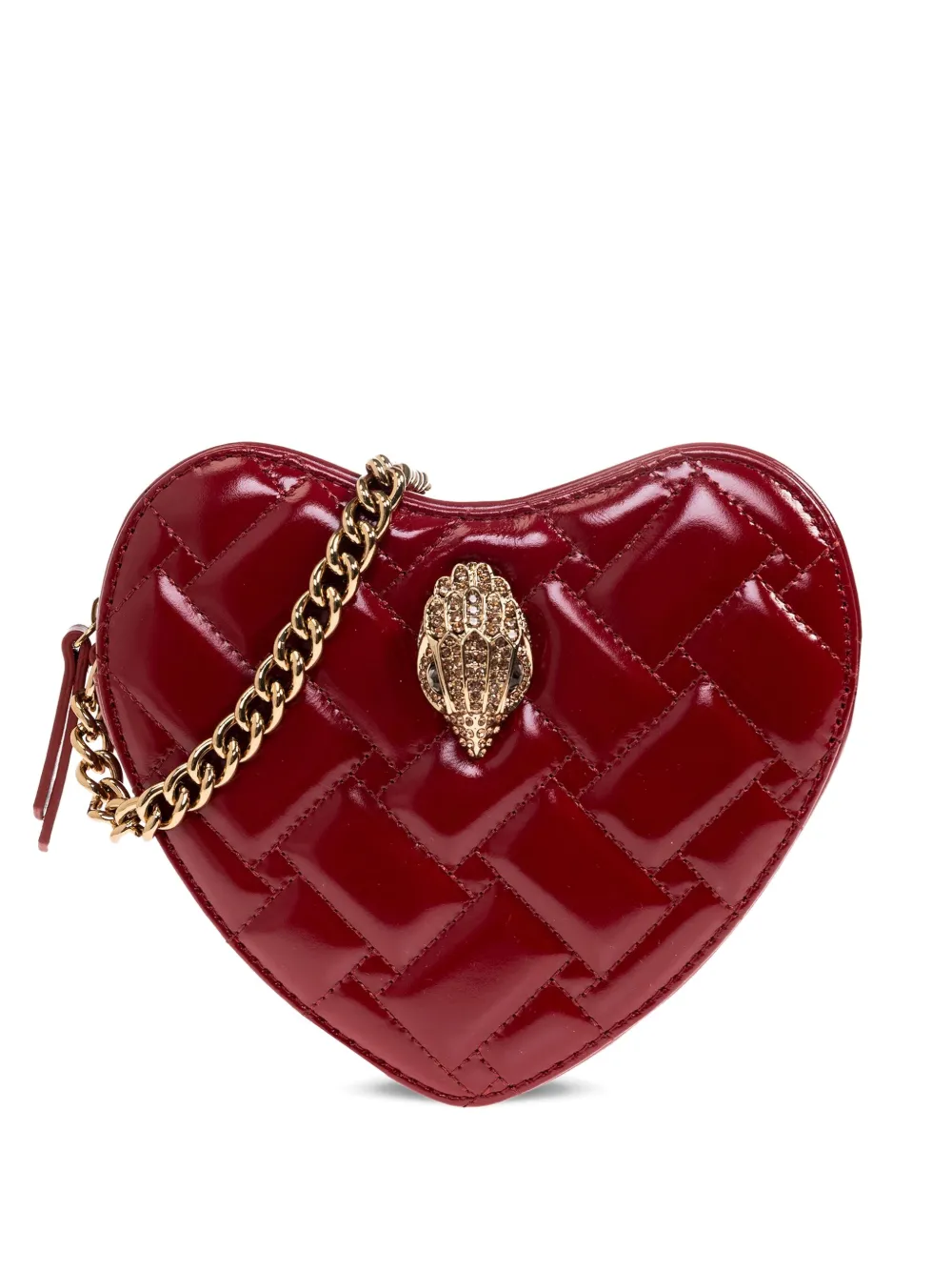 Kurt Geiger London Kensington Heart quilted cross body bag - レッド Kurt Geiger London Kensington Heart quilted cross body bag - レッド