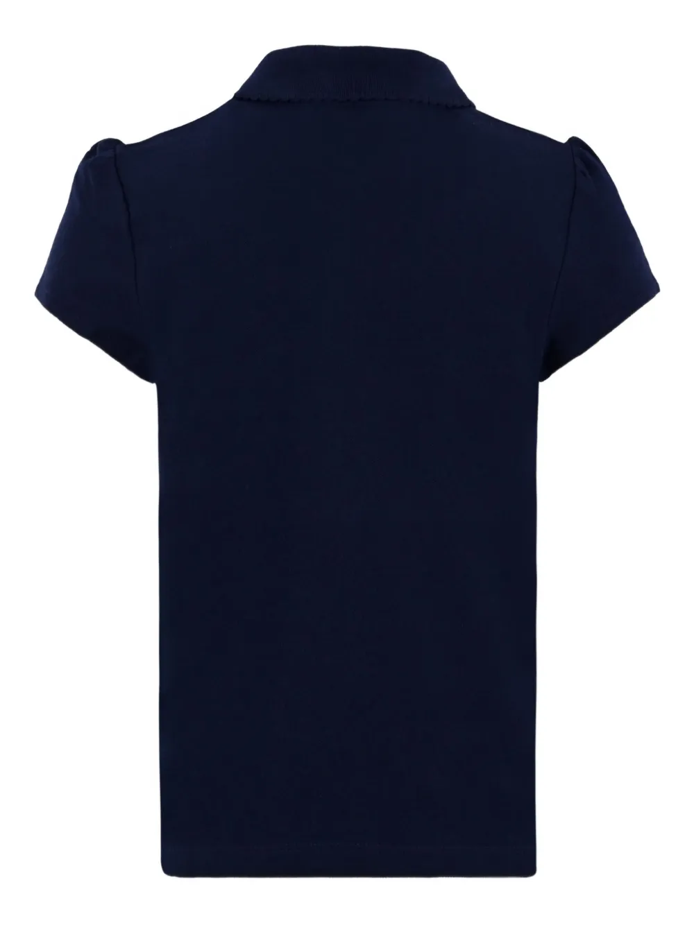 Lacoste Kids Poloshirt met pofmouwen Blauw