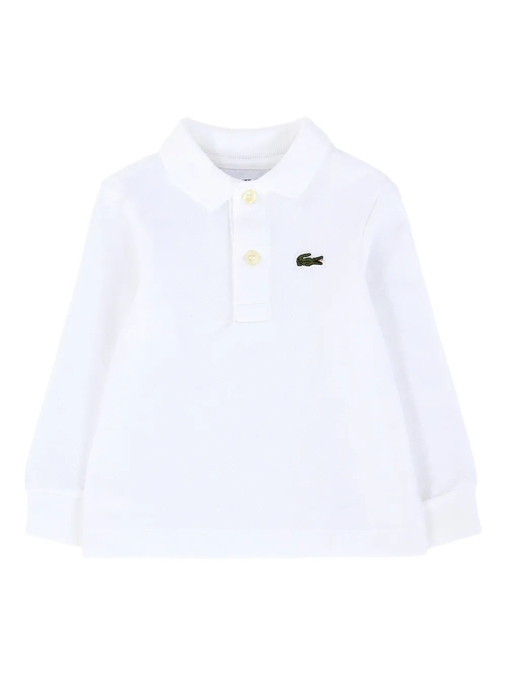 Lacoste Kids Poloshirt met lange mouwen Wit