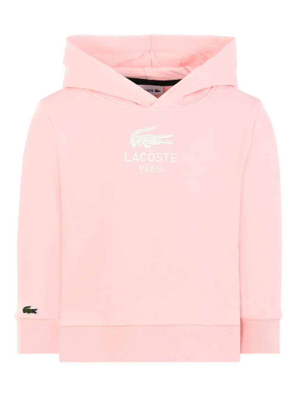Lacoste Kids Hoodie met logo Roze