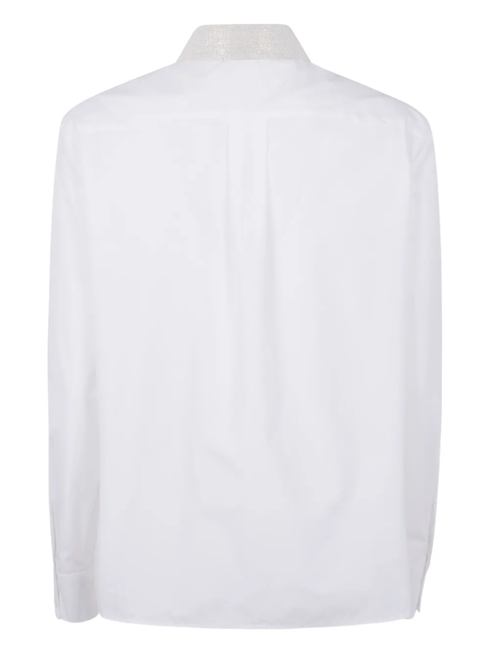 Fabiana Filippi embellished-collar shirt Wit