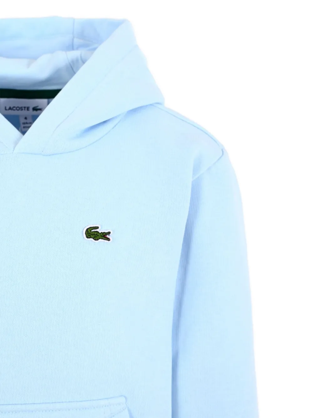 Lacoste Kids Sweater met geborduurd logo Blauw