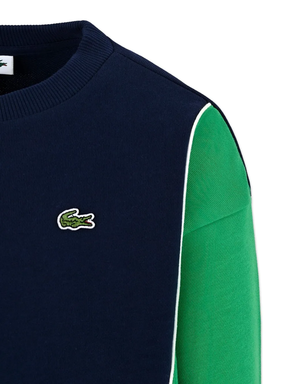 Lacoste Kids Sweater met colourblocking Blauw