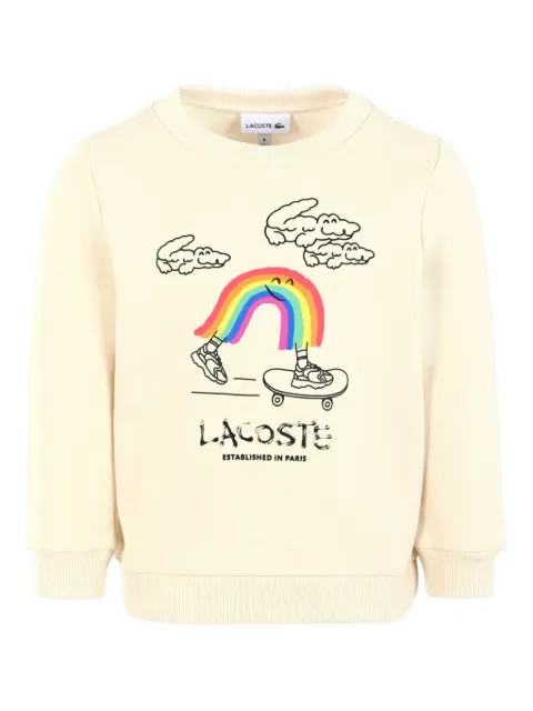 Lacoste Kids rainbow sweatshirt