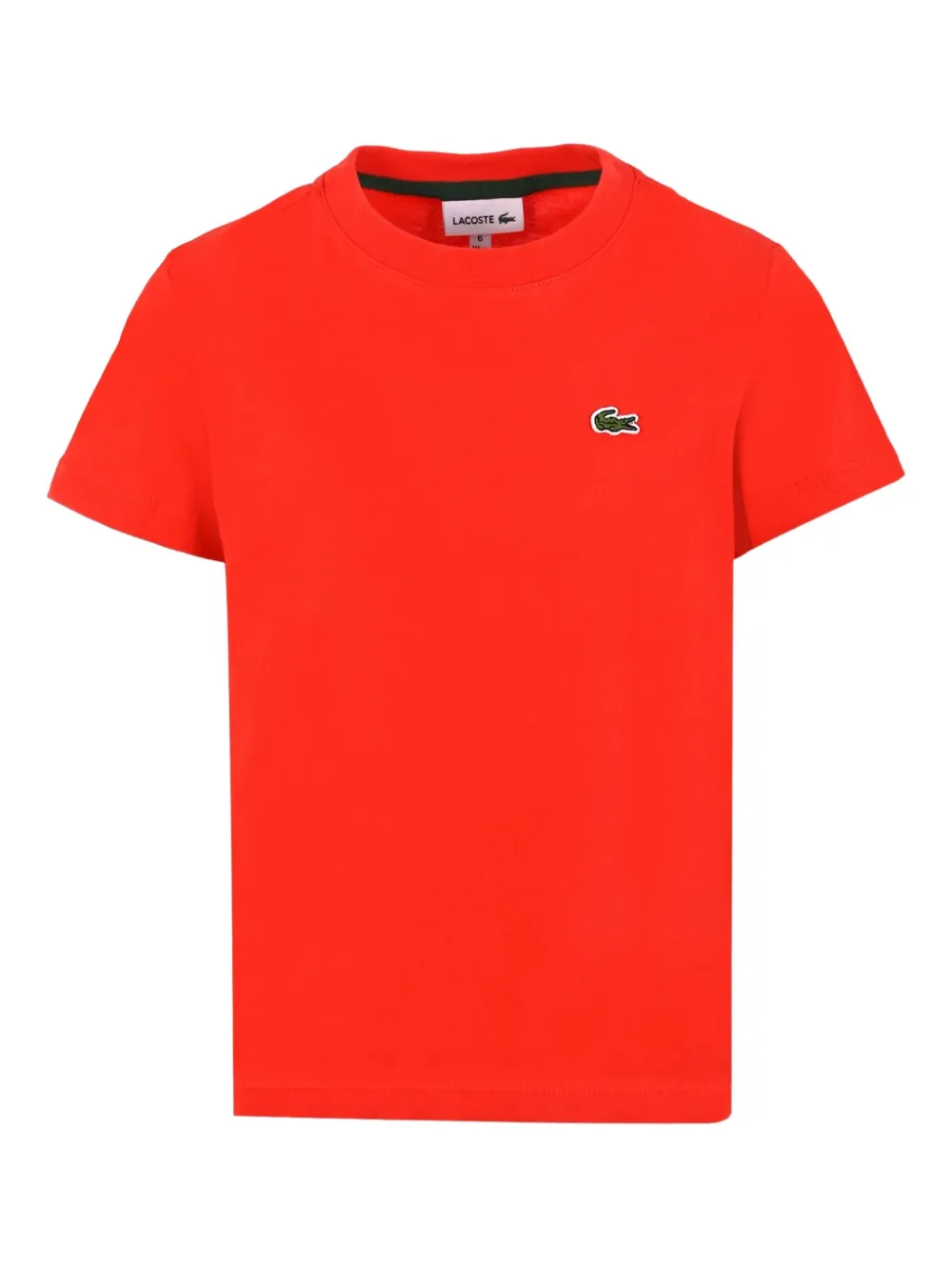 Lacoste Kids Katoenen T-shirt Rood