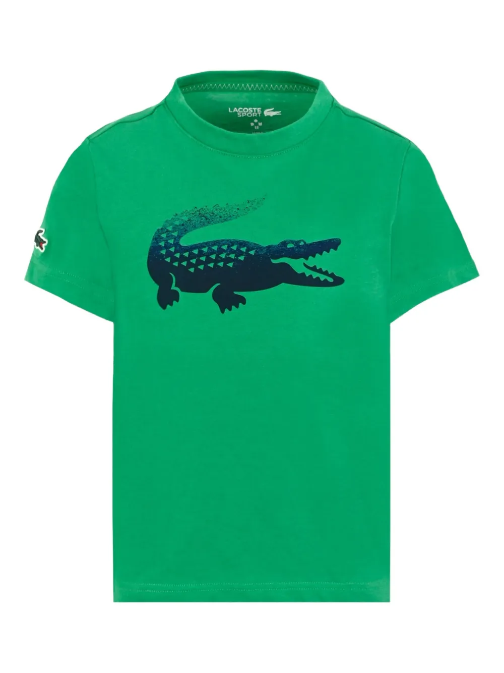 Lacoste Kids x Daniil Medvedev logo-embellished t-shirt - グリーン Lacoste Kids x Daniil Medvedev logo-embellished t-shirt - グリーン