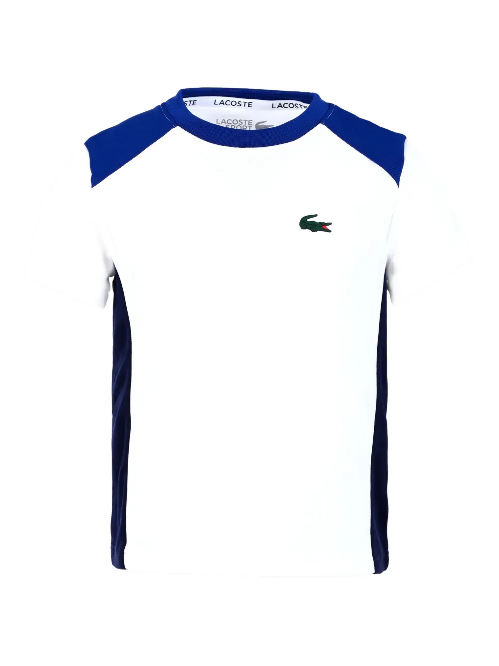 Lacoste Kids logo-patch short-sleeve T-shirt - ホワイト Lacoste Kids logo-patch short-sleeve T-shirt - ホワイト