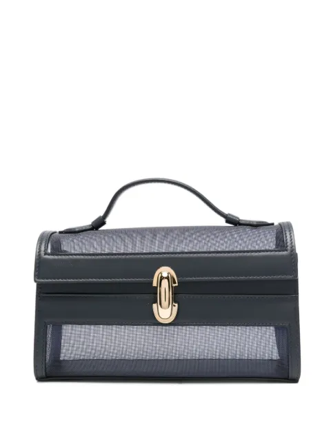 Savette  Symmetric mesh-panel tote bag