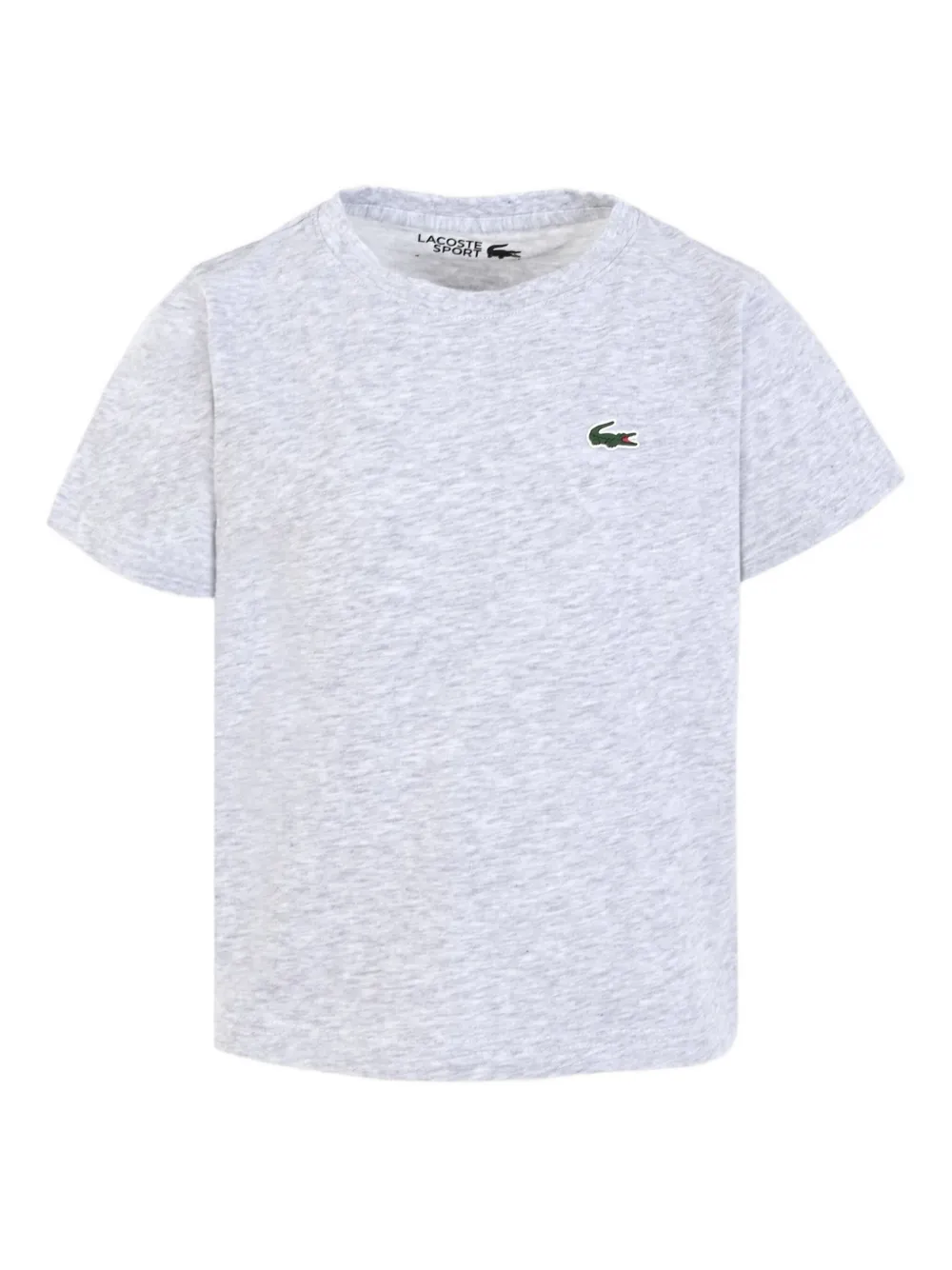 Lacoste Kids T-shirt met logo en korte mouwen Grijs