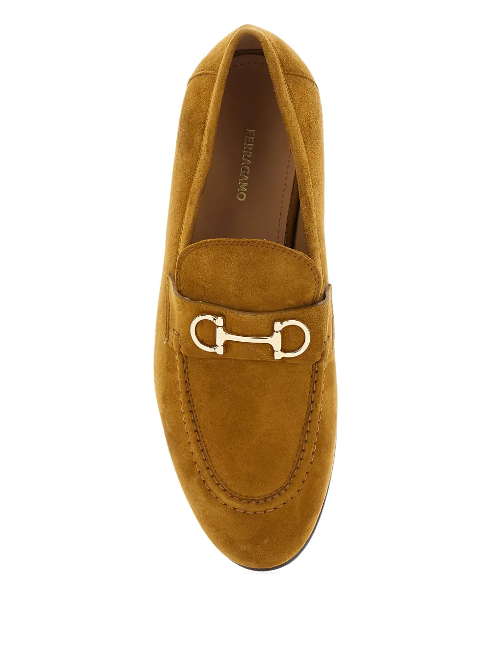 Ferragamo gancini-detailed loafers Brown