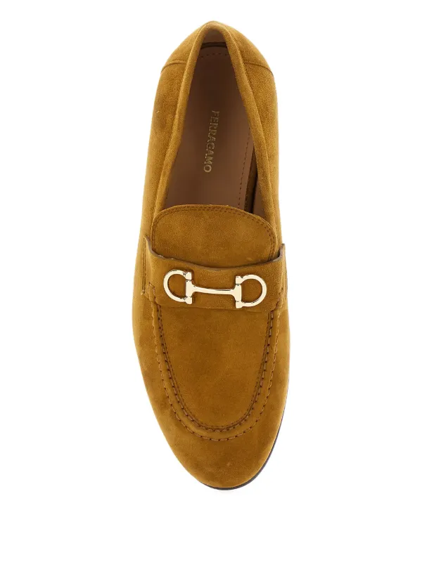 Ferragamo ガンチーニ ローファー | ブラウン | FARFETCH JP