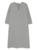 Peserico V-neck long-sleeved day dress - Grey