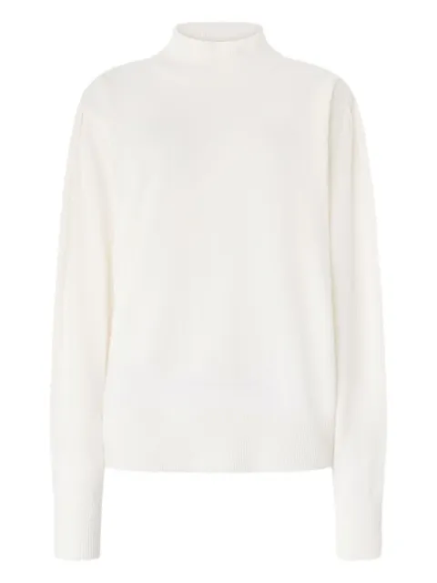 Genny high-neck puff-sleeve sweater