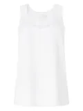 Genny scoop-neck side-slit top - 003