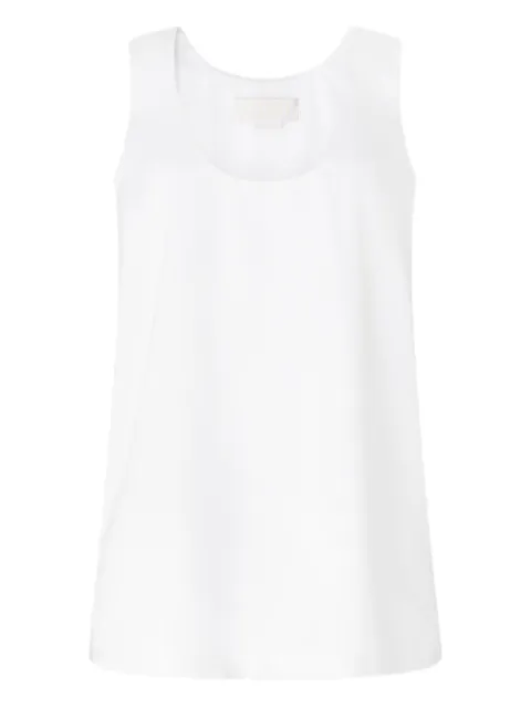 Genny scoop-neck side-slit top