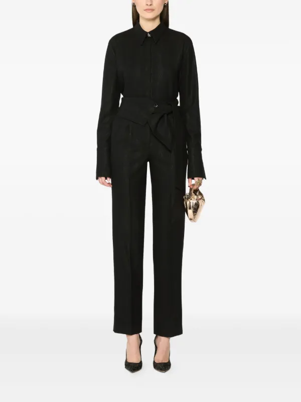 【関税&送料込】Genny Trousers Black Genny Tailored Trousers | Black | FARFETCH