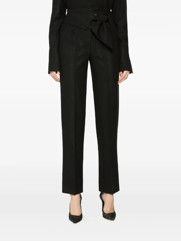 【関税&送料込】Genny Trousers Black Genny Tailored Trousers | Black | FARFETCH