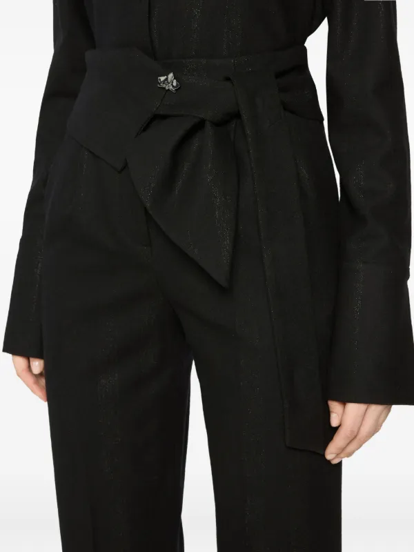 【関税&送料込】Genny Trousers Black Genny Tailored Trousers | Black | FARFETCH