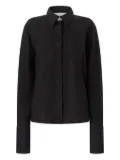 Genny collar-detail shirt - Black