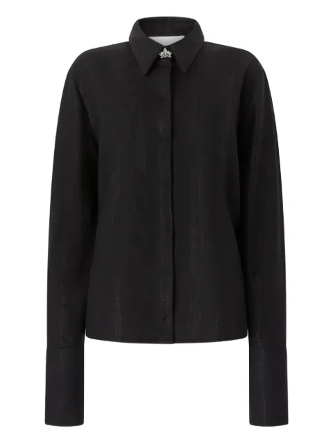 Genny collar-detail shirt