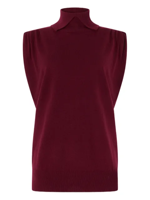 Genny high-neck vest