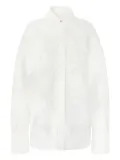 Genny semi-sheer shirt - White