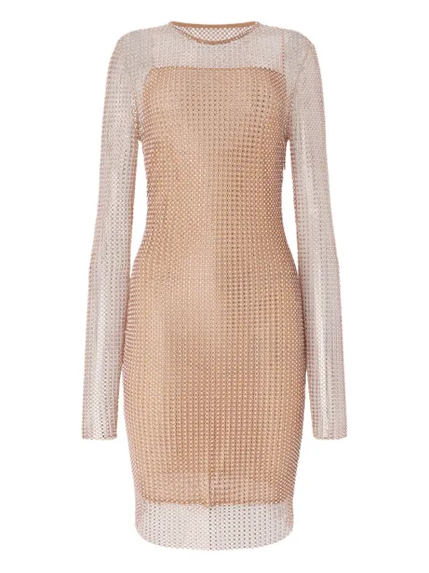 Genny embellished mesh dress