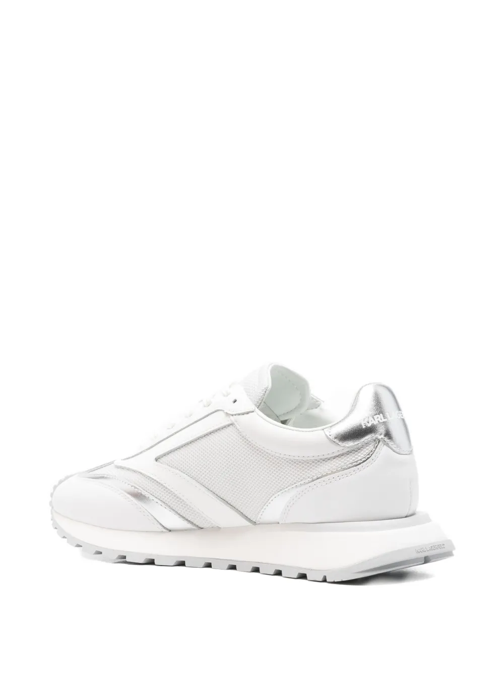 Karl Lagerfeld leather sneakers White