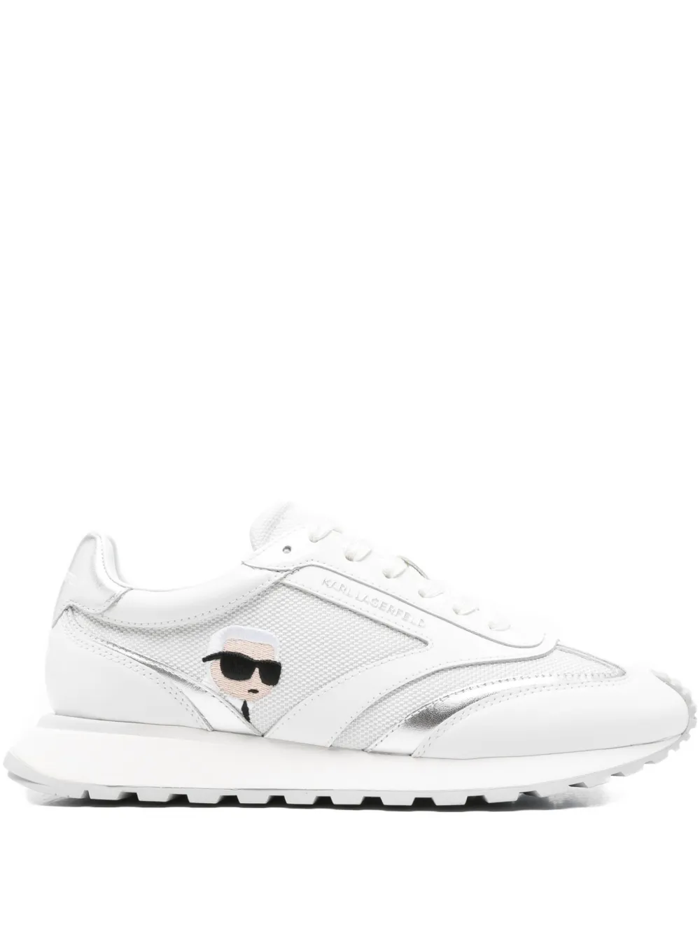 Karl Lagerfeld leather sneakers White