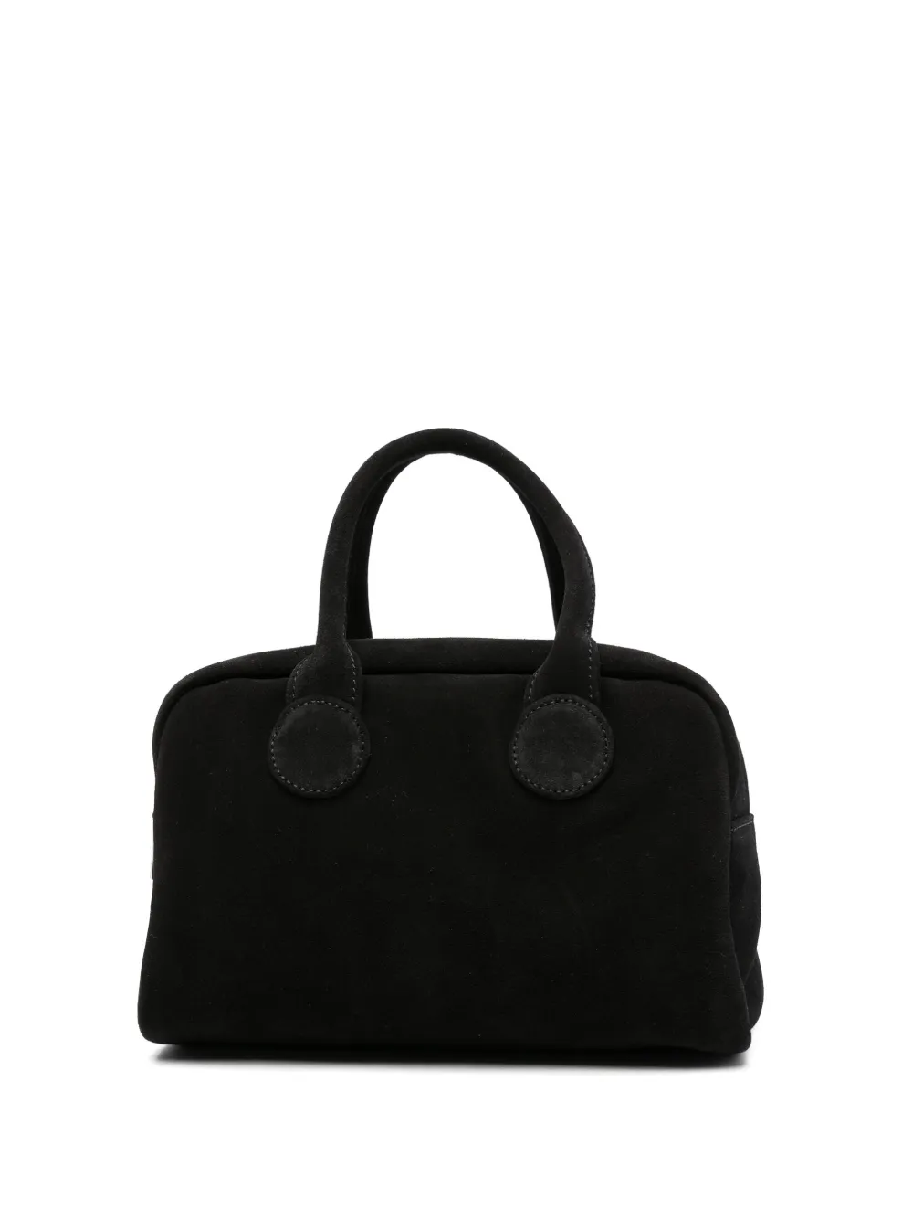 calf-suede top-handle tote bag