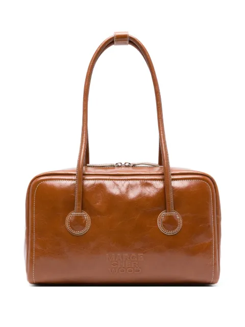 Marge Sherwood leather top-handle tote bag