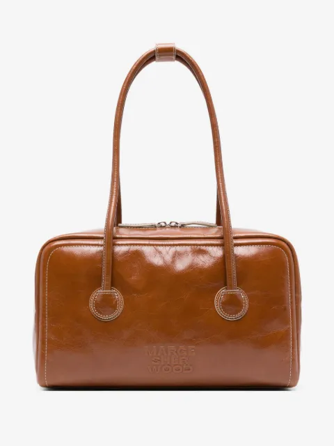 Marge Sherwood leather top-handle tote bag