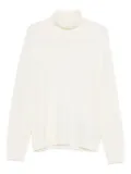 Zanone turtleneck wool sweater - White
