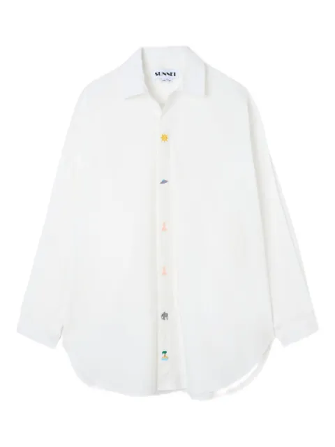 Sunnei Mega embroidered shirt