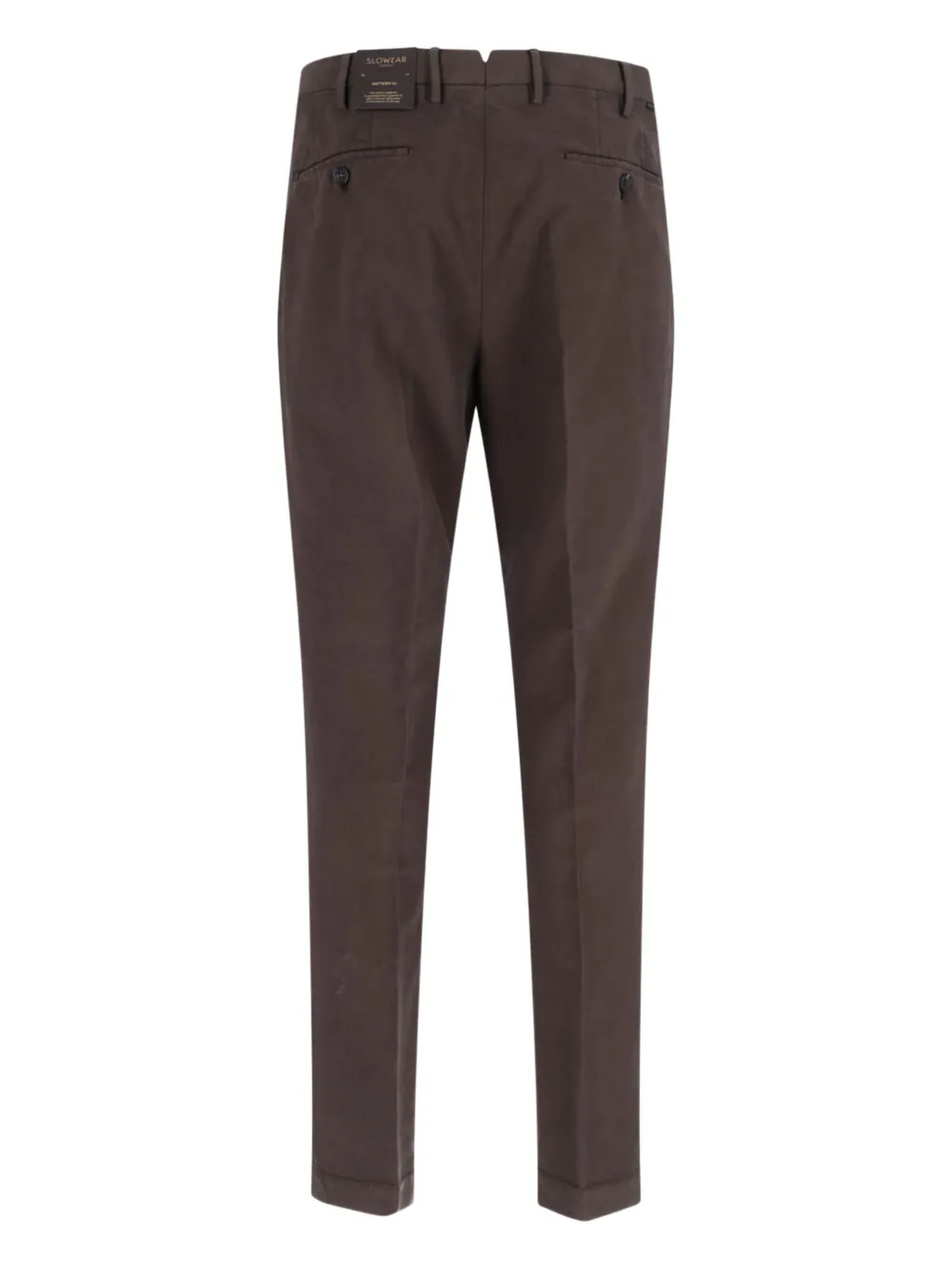 Incotex Geplooide chino Bruin
