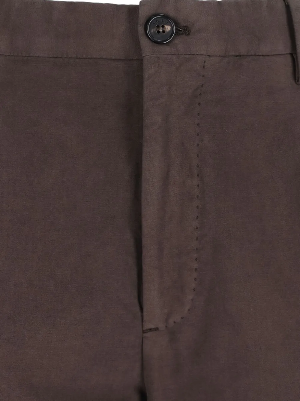 Incotex Geplooide chino Bruin