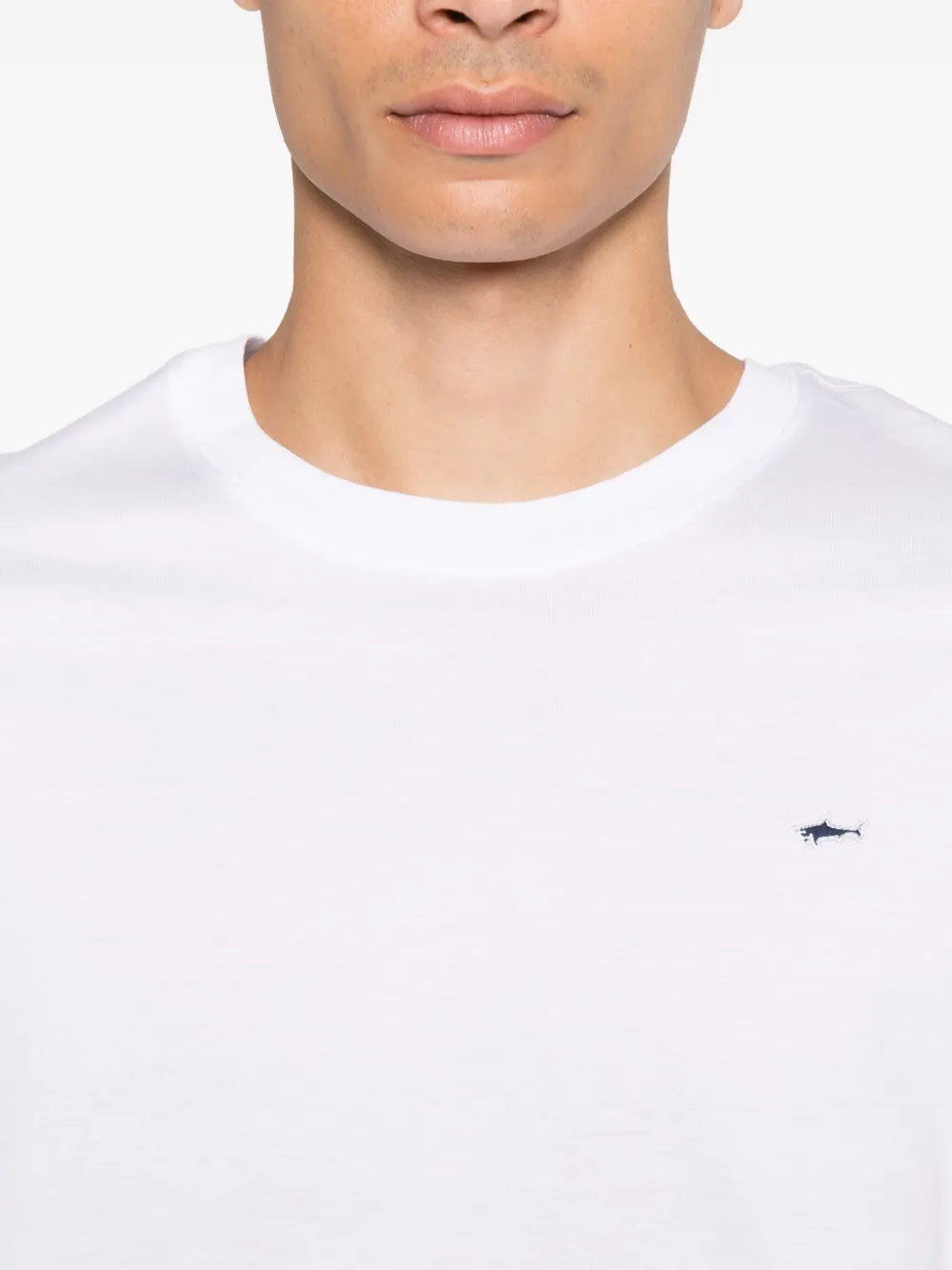 Paul & Shark T-shirt met logodetail Wit