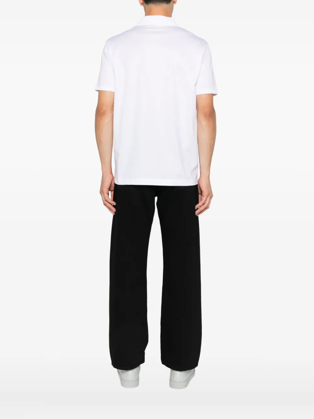 Paul & Shark Poloshirt met geborduurd logo Wit