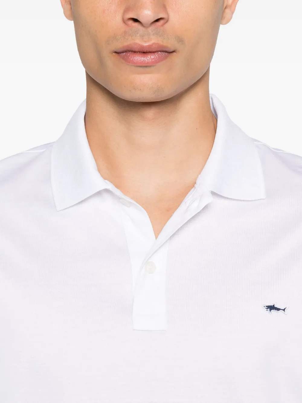 Paul & Shark Poloshirt met geborduurd logo Wit